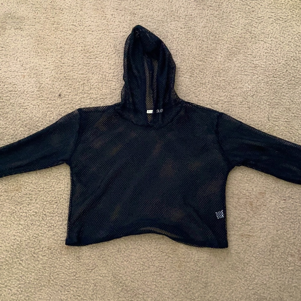 Mesh see through top